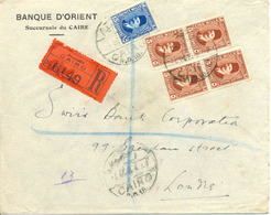 1928 Lettre De Le Caire Vers London, Recommande. Cover - Lettres & Documents