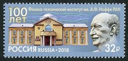 Russia 2018,100th Anniversary Of The Ioffe Physical-Technical Institute,#2389,VF MNH** - Ongebruikt