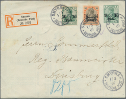 Deutsche Post In Der Türkei: 1889-1915, Partie Mit 60 Briefen, Belegen Und Ganzsachen, Dabei Verschi - Turkey (offices)