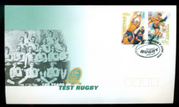 Australia 1999 100 Years Of Test Rugby P&S,Sydney FDC Lot52570 - Lettres & Documents