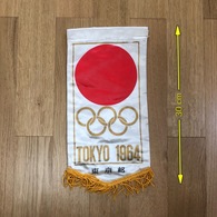 Flag (Pennant / Banderín) ZA000044 - Olympics Tokyo Japan 1964 - Bekleidung, Souvenirs Und Sonstige