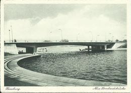 AK Hamburg Neue Lombardsbrücke / Kennedybrücke ~1950 #0048 - Eimsbüttel