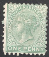 1d. Blue Green  Perf 10  SG 158  MM - Mint Stamps