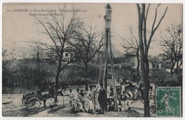 CPA 92 SURESNES Mont Valérien Construction D'une Ligne De Télégraphie TSF Militaria - Suresnes