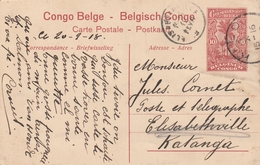 Congo Belge Entier Postal Illustré 1918 - Enteros Postales