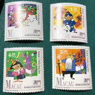 MACAU 1991 CHRITSMAS AND FELICITATIONS - SET OF 4, UM VF - Collezioni & Lotti