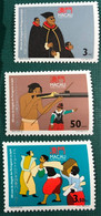 MACAU 1993 450TH ANNIVERSARY OF THE ARRIVAL OF THE PORTUGUESES TO JAPAN - SET OF 3, UM VF - Collections, Lots & Séries