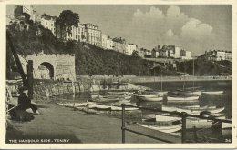 PEMBROKESHIRE -  TENBY - THE HARBOUR SIDE Dyf43 - Pembrokeshire