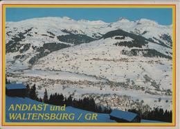 Andiast Und Waltensburg Im Winter En Hiver - Photo: Gross - Waltensburg/Vuorz