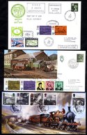 RAILWAYS Collection Of Commemorative Covers In Two Albums Of FDC's, Special Event Etc, All With Railway Connections Plus - Other & Unclassified