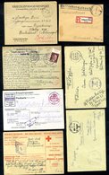 WWII Military Range Of Feldpost Covers Incl. Stampless (15) With Belsen Guard Item Noted, Hospital, Registered (2) Etc.  - Autres & Non Classés