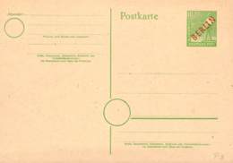 MiNr.P3 Berlin West Rotaufdruck - Cartes Postales - Neuves