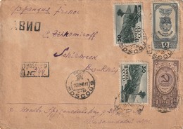 Lettre  Recommandée De Moscou Pour La France Du 26 10 1946 - Covers & Documents