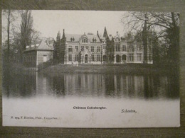 Cpa Schoten Schooten - Chateau De Calixberghe - F. Hoelen Phot. Cappellen - Schoten