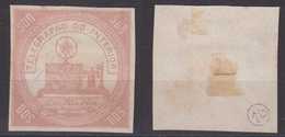 Brazil Brasil Telegrafo Telegraph 1871 500R (*) Mint Kiefer - Telegraafzegels