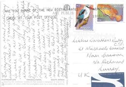 RSA South Africa 2005 Germeston Woodland Kingfisher Cral Rodcod Fish Viewcard - Lettres & Documents