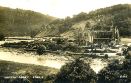 MONMOUTHSHIRE - TINTERN ABBEY FROM E RP Gw133 - Monmouthshire