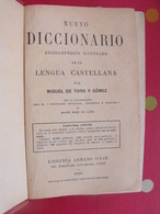 Nuevo Diccionario De La  Lengua Castellana. Miguel De Toro Y Gomez. Armand Colin 1926. Castillan Espagnol-français - Dictionaries, Encylopedia