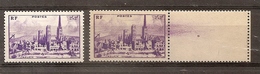 VARIETE  N 745 ** -  1 TB GROS  DEFAUT ESSUYAGE EN BORD FEUILLE - VOIR SCANN   - RRR !!! - Unused Stamps