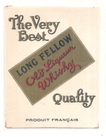 étiquette - The Very Best Long Fellow Old Liqueur WISKY - - Whisky