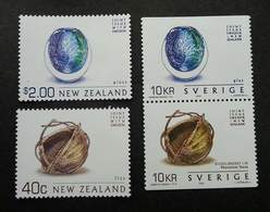 Sweden - New Zealand Joint Issue Arts Meet Crafts 2002 (stamp Pair) MNH - Unused Stamps