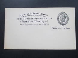 USA / Kuba Ganzsache Ungebraucht! Cuba - 2c. De Peso. Universal Postal Union - Lettres & Documents