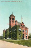 283091-West Virginia, Charleston, Post Office Building, Souvenir Post Card Co No 21330 - Charleston