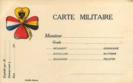 041018 GUERRE 14 18 FM - Trèfle Quatre Feuilles 1914 Drapeaux Belgique France Angleterre Russie - Storia Postale
