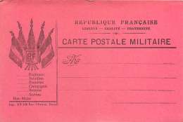 041018 GUERRE 14 18 FM - Illustration 5 Drapeaux RF Liberté Egalité Fraternité - Storia Postale