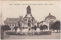 Belfort - Monument Des 3 Sièges: 1813-14  - 1815  - 1870-71 - Belfort – Siège De Belfort