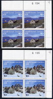 GREENLAND 1993 Tourist Attractions In Corner Blocks Of 4, MNH / **,  Michel 234-35 - Unused Stamps