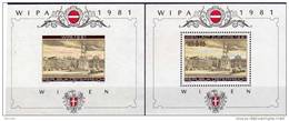 EXPO WIPA 1981 Österreich Block 5+Sonderdruck ** 9€ Herzog Karl Denkmal Hofburg Heldenplatz Blocs Sheets Bf Austria - Prove & Ristampe