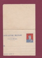 051018 GUERRE 14 18 FM - 1915 CARTE LETTRE MILITAIRE Illustration Timbre GLOIRE A JOFFRE RF - Storia Postale