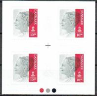Denmark 2014. Queen Margrethe II.  Michel 1805 X 4 MNH.  With Markings. - Unused Stamps