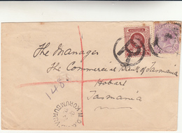 Korumburra, Australia ToTasmania, Cover 1904 Al Retro Melbourne + Tasmania - Storia Postale