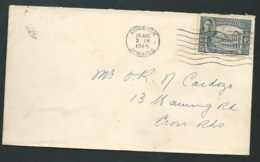 Jamaique - Lettre De Kingston Pour Cross Road ( Port Local En 1945 )   Tab13701 - Jamaïque (...-1961)