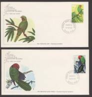 1983  Birds: Parrots 20c And 70c On 2 FDCs - Fiji (1970-...)