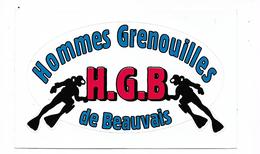 Autocollant Hommes Grenouilles De Beauvais - Plongée