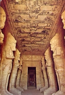 Abu - Simbel - Osiris Columns In The Temple - Formato Grande Viaggiata – E 7 - Tempel Von Abu Simbel