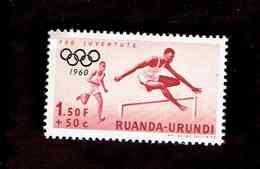 Ruanda-Urundi. OBP-COB. 1960 - N°220. *JEUX OLYMPIQUES DE ROME*.  1,50+ 50c Neuf - Ungebraucht