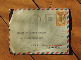 1955 - Gabon - Flamme Libreville - Seul Sur Lettre - FRANCO DE PORT - Brieven En Documenten