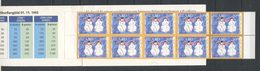 ISLANDE 1995 Carnet N° C787 ** ( 787 ) Neuf MNH Superbe C 12.50 € Noël Christmas Bonhomme Bonne Femme De Neige - Markenheftchen