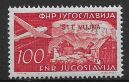 TRIESTE ZONA B  1954  POSTA AEREA  COLORI CAMBIATI SASS. 29 MNH XF - Nuovi