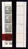 REPUBBLICA - REPUBBLICA - 1979 - 4.000 Lire (1441 Fluorescente) - Striscia Angolare Di Quttro - Coppia Inferiore Su Cart - Altri & Non Classificati