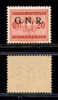 REPUBBLICA SOCIALE  - GNR VERONA - 1944 - 20 Cent Segnatasse (49) - Gomma Integra (100) - Sonstige & Ohne Zuordnung