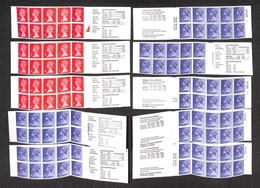 ESTERO - GRAN BRETAGNA - 1978/1979 - Folded Booklets (FE+FG) - 10 Libretti Differenti - Nuovi - Other & Unclassified