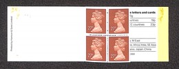 ESTERO - GRAN BRETAGNA - 1988 - Folded Booklet 4 X 27p (GF2) - Nuovo - Other & Unclassified