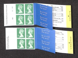 ESTERO - GRAN BRETAGNA - 1991/1992 - Folded Booklets 4 X 33p (GJ1 + GJ1a) - 2 Libretti - Nuovi - Other & Unclassified