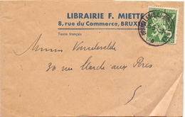 Wikkel Brochure - Bandelette D'enveloppe - Librairie Miette Bruxelles - 1945 - Bandas Para Periódicos