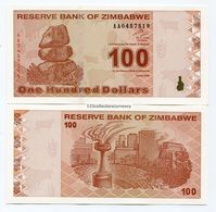 Zimbabwe $100 New Dollar 2009 Super Rare P97 Banknote - Simbabwe